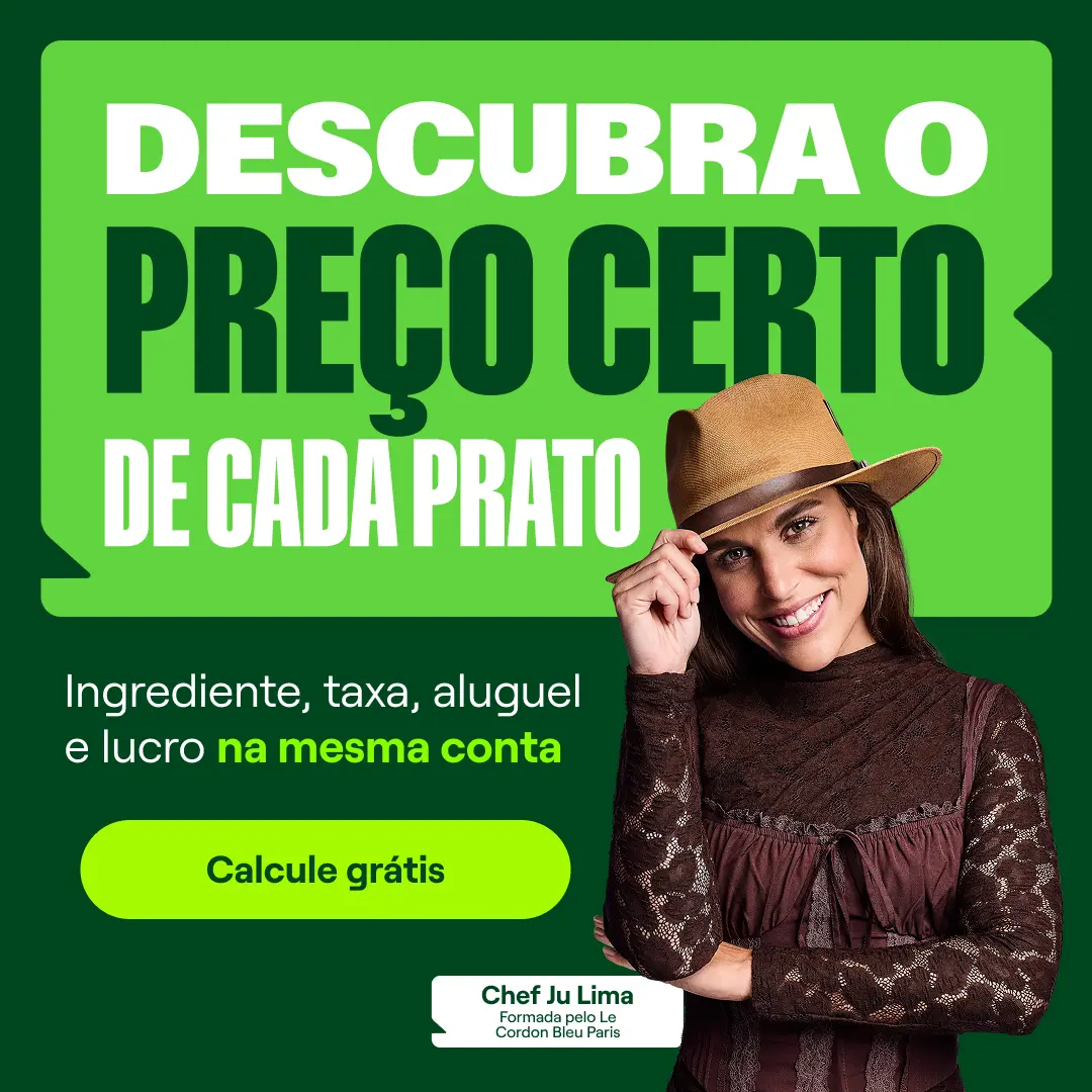 Banner de Calculadora de Precificação de Cardápio